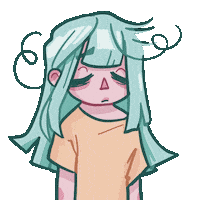 Tired Sleepy Sticker