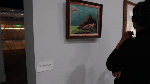 ersatzGirl giphyupload art mischievous mischief GIF