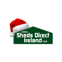 Christmas Dublin Sticker by Sheds Direct Ireland