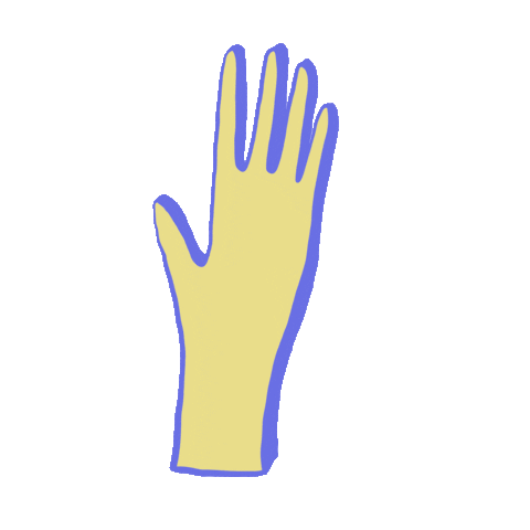 high five hand Sticker by maureen kahn