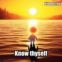 Know Thyself Inner Peace GIF by Bloomscroll