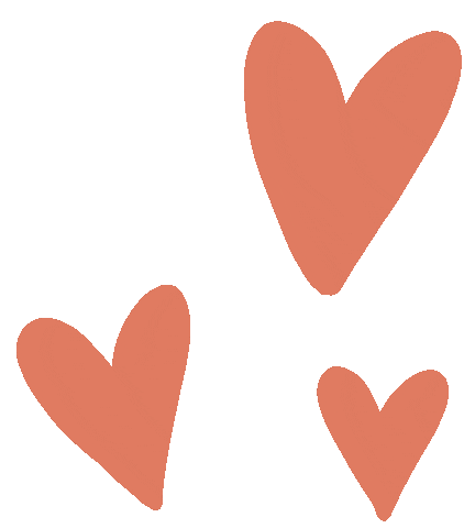 In Love Hearts Sticker