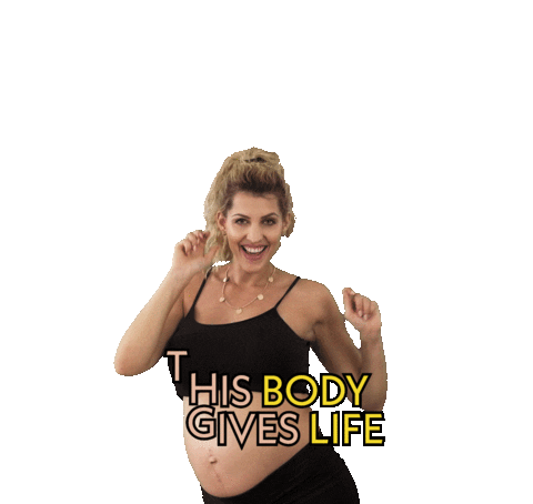 Sarah Harrison Pregnancy Sticker by Samion