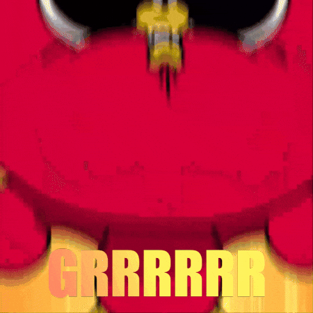 peppo_world reaction animation angry fire GIF