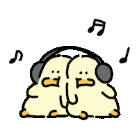 420gram00 dance music character duck Sticker
