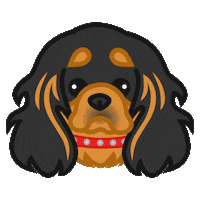Black And Tan Dog Sticker