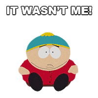 Wasnt Me Sticker by South Park