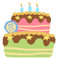 Celebrate Happy Birthday Sticker by greentopgifts