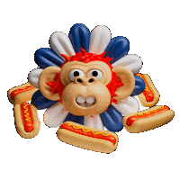 Hungry 4Th Of July Sticker by Evan Hilton