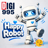 Robot Positive Vibes GIF by Digi 995