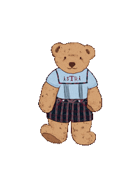 Christmas Bear Sticker by RÊVES STUDIO