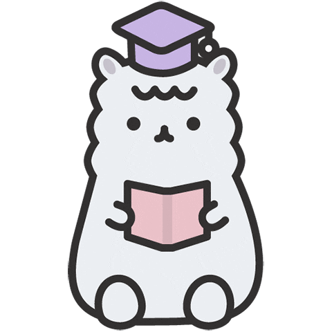 Book Studying Sticker