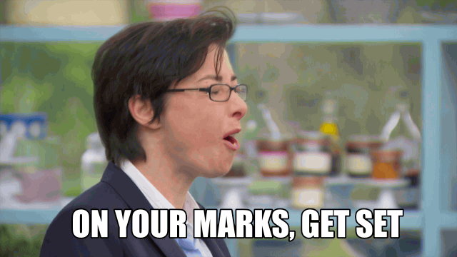 great british baking show on your marks GIF by PBS