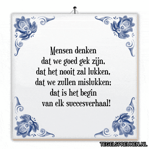 Succes Begin GIF by Tegelspreuken.nl