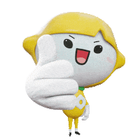 3D Thumbs Up Sticker