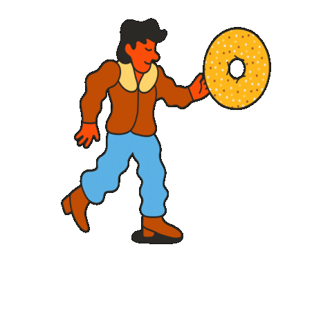 Fall Donut Sticker by Maeve Chocolate