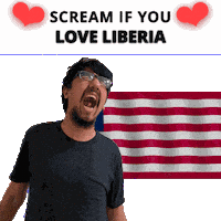 Liberia Flag Sticker