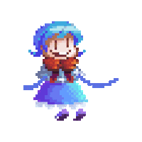 TheAstroShuckle touhou peacock pol cirno Sticker