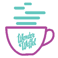 Coffee Fan Sticker by Wonder Waffel