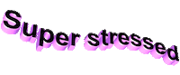 stressed text Sticker