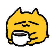 Cat Coffee Sticker
