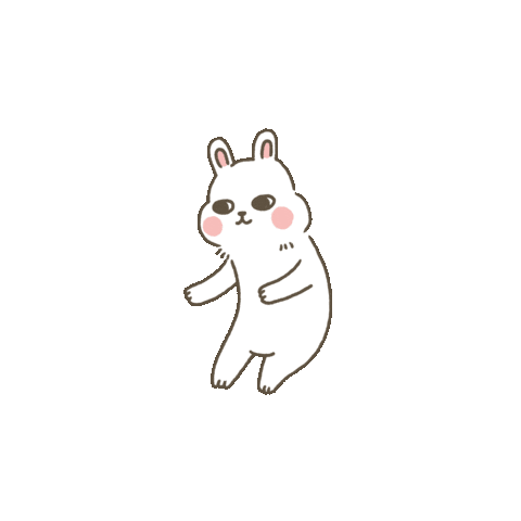 Chengcheng1209 giphyupload happy rabbit ya Sticker