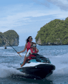 claireandpeter jet ski claire and peter claireandpeter GIF