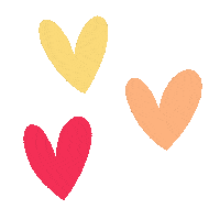 verkomy love heart rainbow hearts Sticker