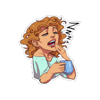 vokigames coffee halloween good morning sleep Sticker