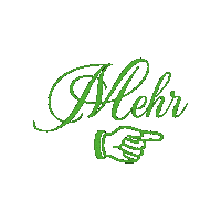 Grawewohnen finger pfeil mehr pointy Sticker