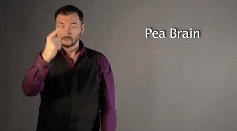 sign language pea brain GIF by Sign with Robert
