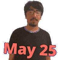 May 25 Sticker