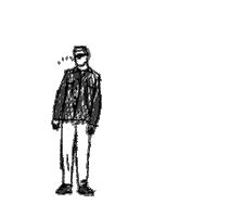 respons heart animation white face Sticker