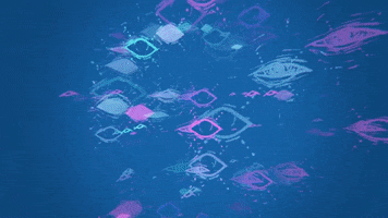 friedpixels animation eyes wink stare GIF