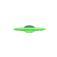 carolina_gprz_ green aliens they are coming gprz Sticker