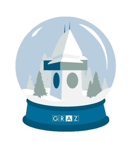 Snow Schneekugel Sticker by stadtgraz