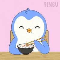 Hungry Bon Appetit GIF by Pudgy Penguins