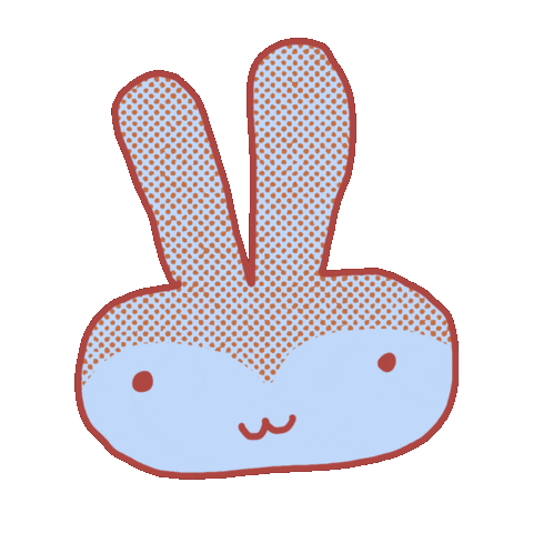 cinderb1ock giphyupload illustration bunny cinderb1ock Sticker