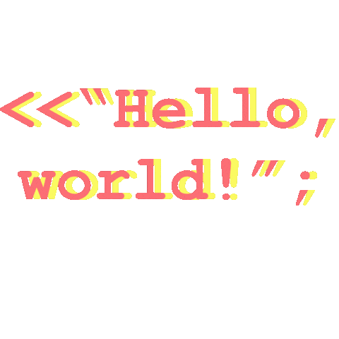 Working Hello World Sticker by Black Rocket