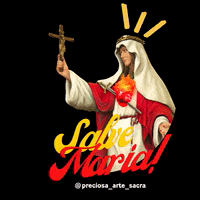preciosa_arte_sacra amen rosario amem nossa senhora GIF