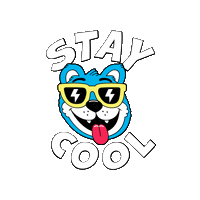 Happy Stay Cool Sticker