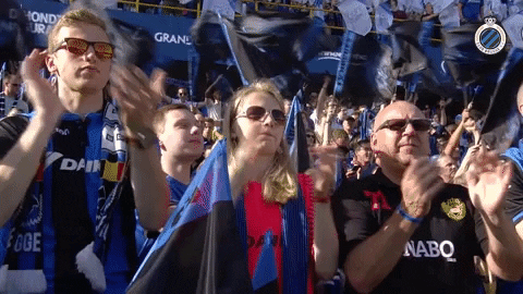 football applause GIF by Club Brugge