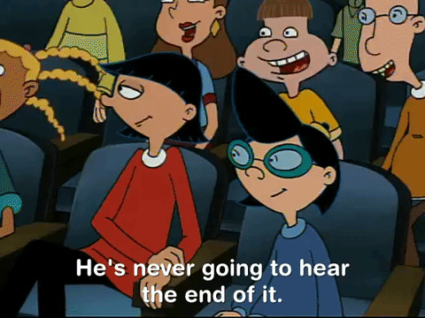 hey arnold nicksplat GIF