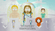 kenny mccormick jesus GIF by South Park 