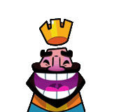 Clash Royale King Sticker