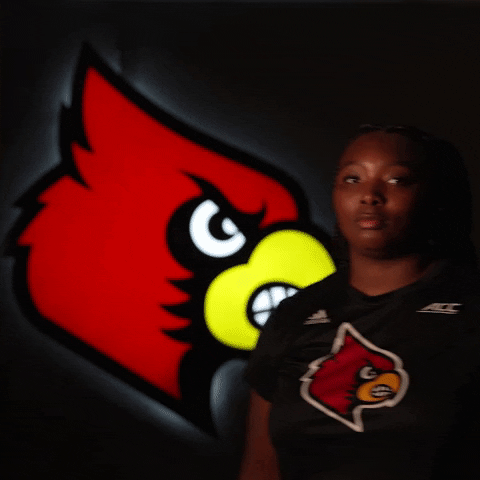 University Of Louisville Flex GIF by Louisville Cardinals