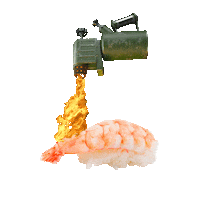 Fire Miami Sticker by Marcel Katz Dalí / The Art Plug