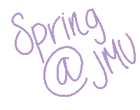 Spring Handwriting Sticker by James Madison University