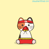 Love You Hearts GIF by Silly Kitties