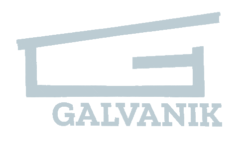 Blue Sticker by Galvanik Zug